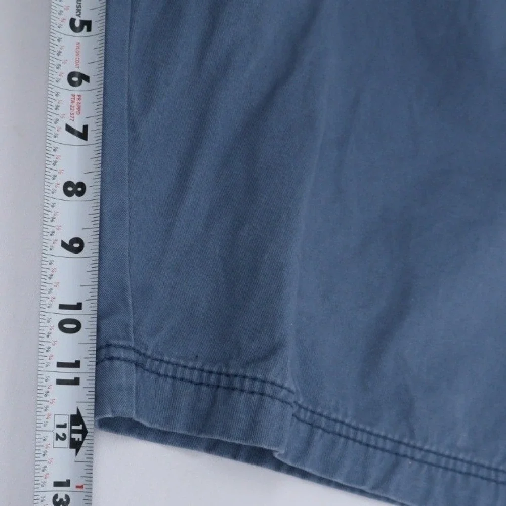 Op Ocean‎ Pacific Men's Slate Blue Chino Casual Preppy High Rise Shorts Size 50